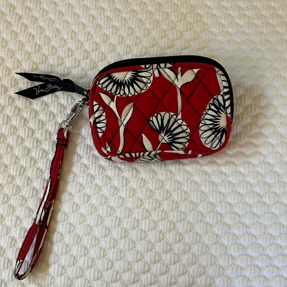Vera Bradley Wristlet Boho Red and Black